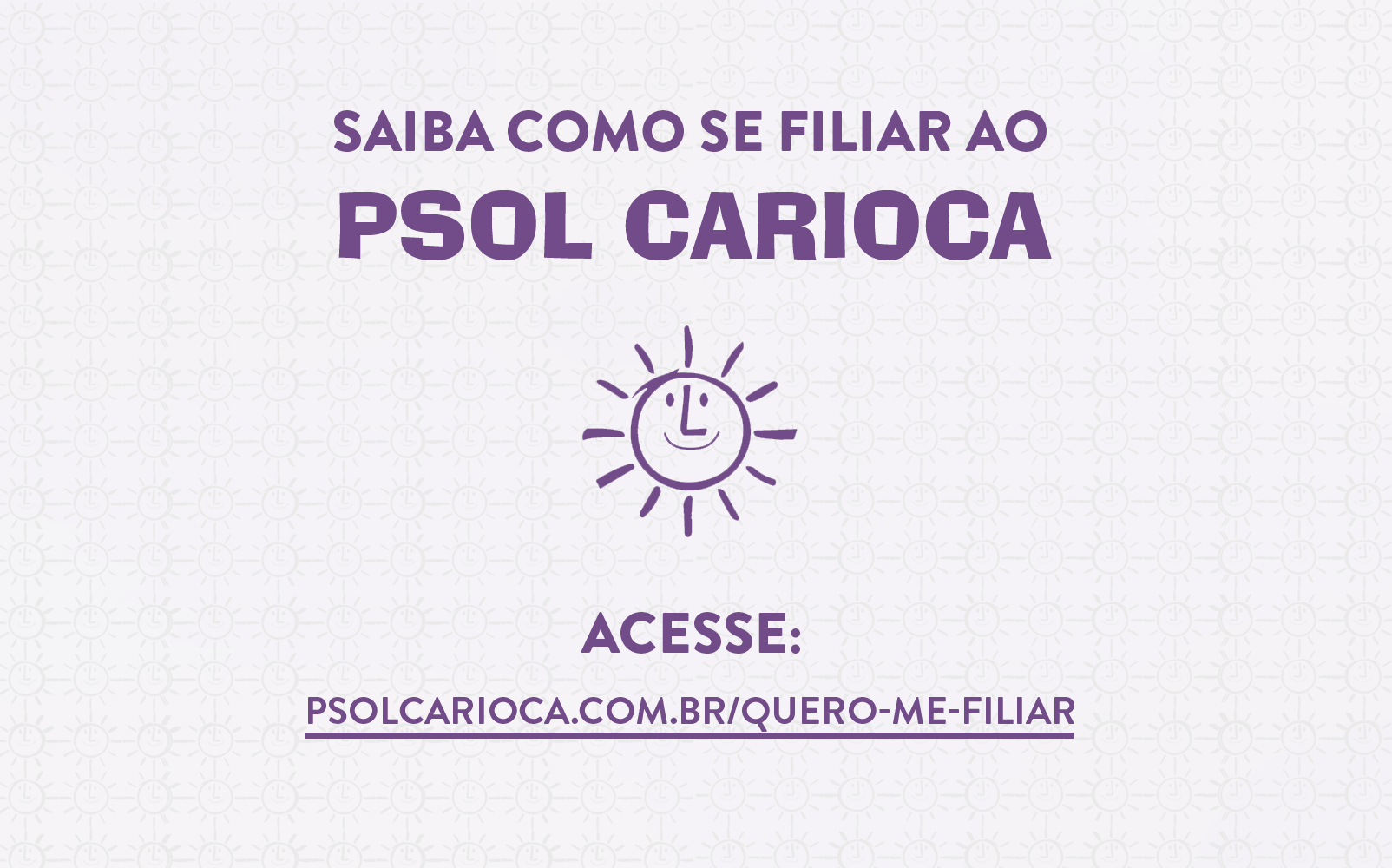 Saiba como se filiar ao PSOL Carioca